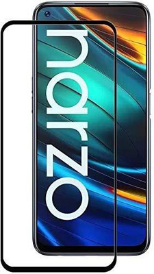 Caseline Edge To Edge Tempered Glass for Realme Narzo 30 Pro(Pack of 1)