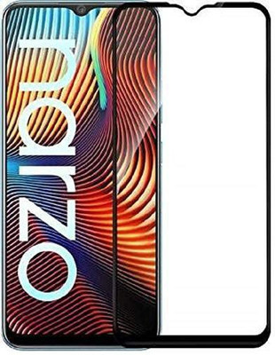 BRENZZ Edge To Edge Tempered Glass for Realme Narzo 30A(Pack of 1)