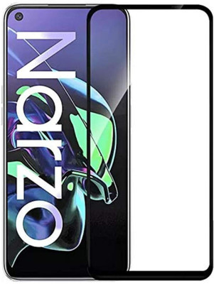 Caseline Edge To Edge Tempered Glass for Realme Narzo 30 Pro(Pack of 1)