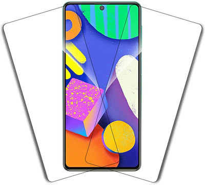 Morlin Tempered Glass Guard for Samsung Galaxy F62(Pack of 2)