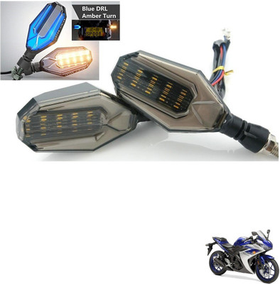 AuTO ADDiCT Front, Rear, Side LED Indicator Light for Yamaha YZF(Blue, Yellow)