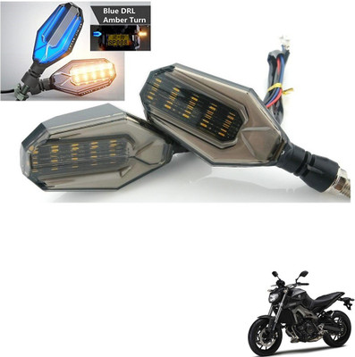 AuTO ADDiCT Front, Rear, Side LED Indicator Light for Yamaha YZF R3(Blue, Yellow)