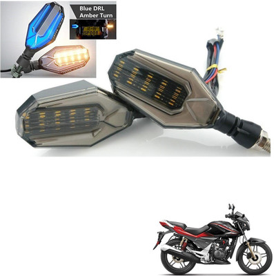 AuTO ADDiCT Front, Rear, Side LED Indicator Light for Hero Xtreme LATEST(Blue, Yellow)