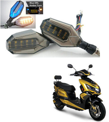 AuTO ADDiCT Front, Rear, Side LED Indicator Light for Hyosung Pantero(Blue, Yellow)