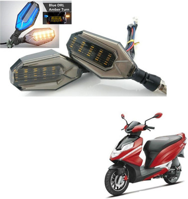 AuTO ADDiCT Front, Rear, Side LED Indicator Light for Hero Dream(Blue, Yellow)