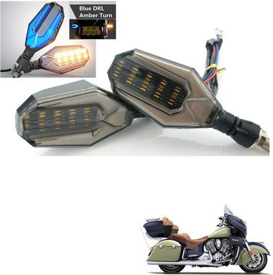 AuTO ADDiCT Front, Rear, Side LED Indicator Light for Hyosung Spirit(Blue, Yellow)
