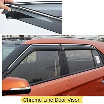 CARSHADE For Non-convertibles Front, Rear Wind Deflector(Tinted NA I8)