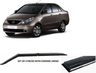 CARSHADE For Non-convertibles Front, Rear Wind Deflector(Tinted Tata Indigo)
