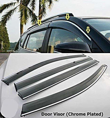 CARSHADE For Non-convertibles Front, Rear Wind Deflector(Tinted NA I8)