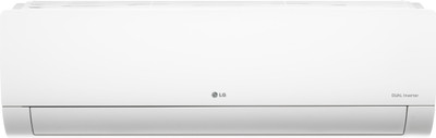 LG 1 Ton 3 Star Split Dual Inverter AC – White, Maroon(KS-Q12WNXD, Copper Condenser)