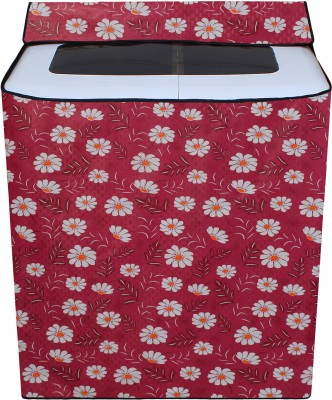 Nitasha Semi-Automatic Washing Machine  Cover(Width: 82 cm, Red, White)