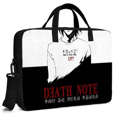 Crazy Corner Death Note Quote Anime Printed Office Laptop Bag