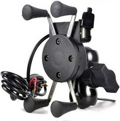 GRILLO 12 A Bike Mobile Charger with mobile stand 1 A Bike Mobile Charger