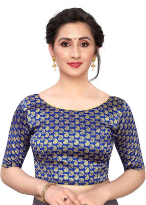 HYPHORIA Jacquard Self Design Blouse Material