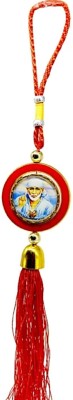 Love Kart Sai Baba Car Hanging Rear Mirror 657LK Car Hanging Ornament(Pack of 1)