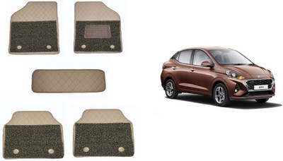 RKPSP Leatherite 7D Mat For  Hyundai Aura(Beige)
