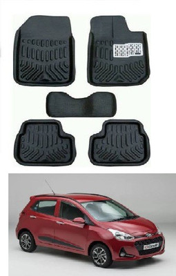 RKPSP Polyutherine 3D Mat For  Hyundai Grand i10(Black)