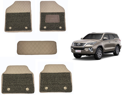 RKPSP Leatherite 7D Mat For  Toyota Fortuner(Beige)