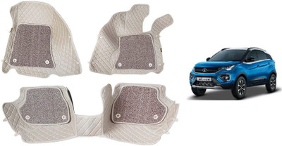 RKPSP Leatherite 7D Mat For  Tata Nexon(Beige)