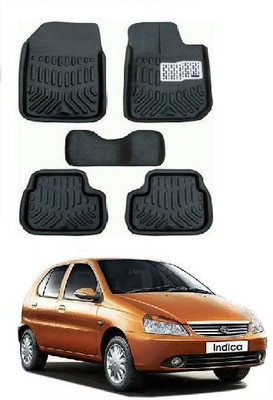 RKPSP Polyutherine 3D Mat For  Tata Indica(Black)