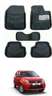 RKPSP Polyutherine 3D Mat For  Maruti Suzuki Alto 800(Black)