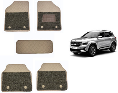 RKPSP Leatherite 7D Mat For  Kia Seltos(Beige)