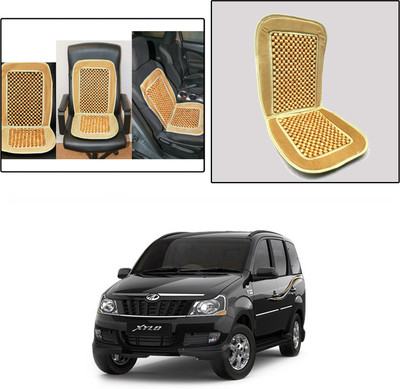 Oshotto Wooden, Velvet Car Seat Cover For Mahindra Xylo(NA, Split Back Seat, Without Back Seat Arm Rest, 4 Seater)