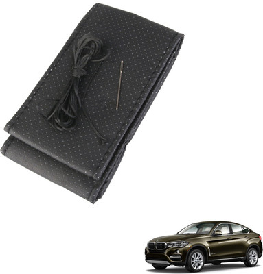 AuTO ADDiCT Steering Cover For BMW X6(Black, Leatherite)