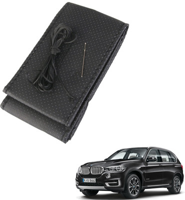 AuTO ADDiCT Steering Cover For BMW X5(Black, Leatherite)