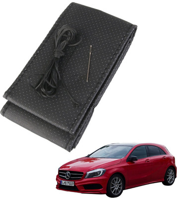 AuTO ADDiCT Steering Cover For Mercedes Benz A-Class(Black, Leatherite)