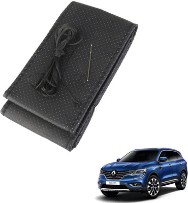 AuTO ADDiCT Steering Cover For Renault Koleos(Black, Leatherite)