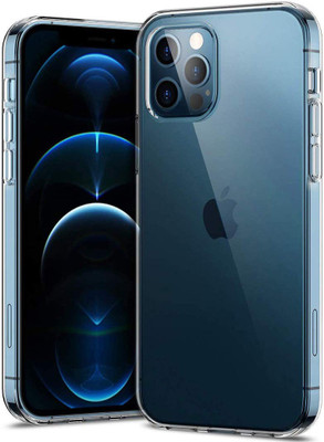 Casotec Back Cover for Apple iPhone 12, Apple iPhone 12 Pro(Transparent, Flexible, Silicon, Pack of: 1)