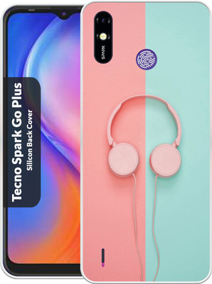 Nassion Back Cover for Tecno Spark Go Plus Back Cover(Multicolor, Grip Case, Silicon, Pack of: 1)