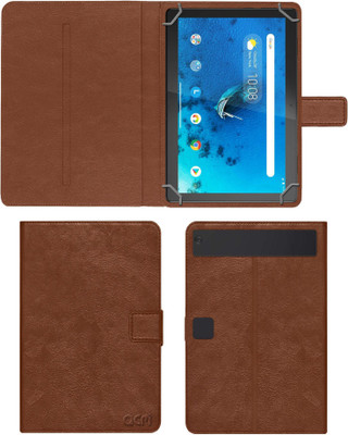 ACM Flip Cover for lenovo tab m10 hd 10.1 inch tb-x505x(Gold, Cases with Holder)