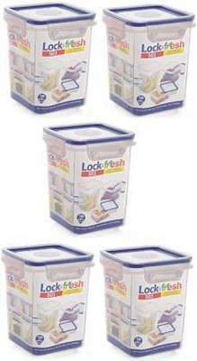 PRAGATI SALES Plastic Utility Container  - 750 ml(Pack of 5, White)
