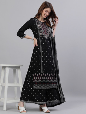 Ishin Women Kurta Palazzo Set