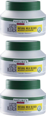 Nature's Essence Lacto Bleach Tan Removal Cream (Pack of 3)(150 g)