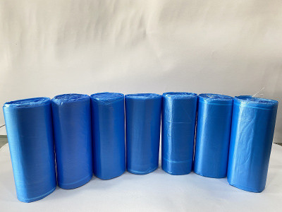 BRUZZLINE garbage bag medium size for home blue Medium 13 L Garbage Bag  Pack Of 210(210Bag )