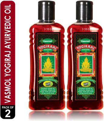 VASMOL Yogiraj Thanda Tel 200ml Pack of 2 Hair Oil  (200 ml)