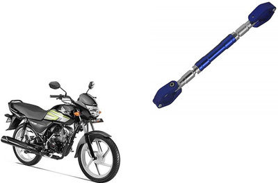 AXWee Hnd 1OO Blue Handle Bar Reduces Vibrations Handle Bar(Blue, Silver)