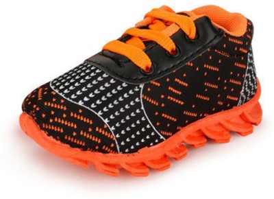 Billion Boys & Girls Lace Running Shoes(Orange)