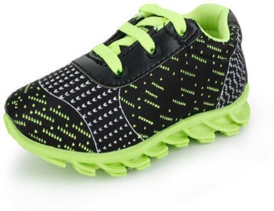 Billion Boys & Girls Lace Running Shoes(Green, 2 - 2.5 Years)