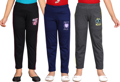 SOUTHTREE Track Pant For Girls(Multicolor, Pack of 3)