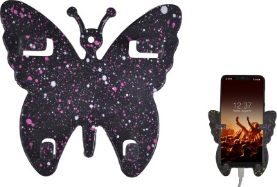 M/S DSNS Wall Mounted Butterfly Mobile Stand Mobile wall stand for charging Plastic Wall Mount Charging Stand Mobile Holder Mobile Holder