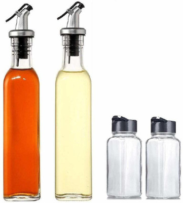 MOOZICO 500 ml, 100 ml Cooking Oil Dispenser Set(Pack of 4)