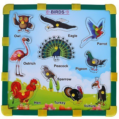 Krux Birds Theme Puzzle Game(10 Pieces)
