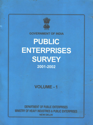 Public Enterprises Survey 2001-2002 Volume - 1, 2 And 3(Paperback, Govt. of India)