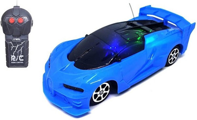 Goods collection 3D LED Light Fast Modern Car with Remote Control (Multicolor)(Blue)