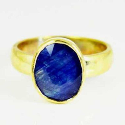 Shopping Store Gemstones Ring 6.25 Ratti Blue Sapphire /Neelam Natural Panch Dhatu Adjustable Ring Stone Sapphire Ring Stone Ring Stone Sapphire Ring