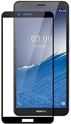 Caseline Edge To Edge Tempered Glass for nokia c3(Pack of 1)